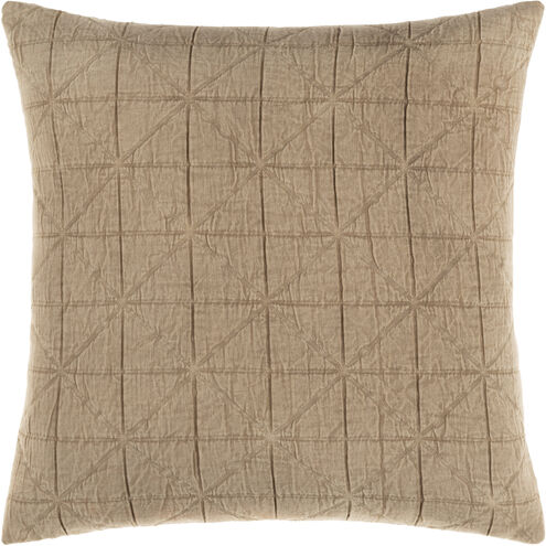 Winona 18 inch Beige Pillow Kit in 18 x 18, Square