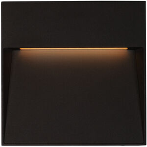 Casa LED 7 inch Black Outdoor Wall Sconce