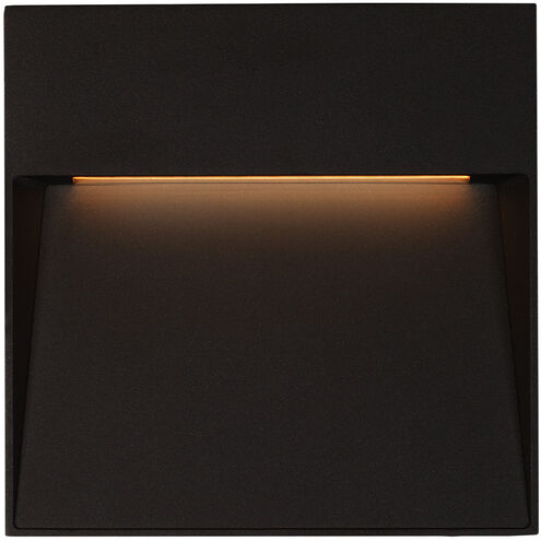 Casa LED 6.75 inch Black with Gray Exterior Wall/Step Light