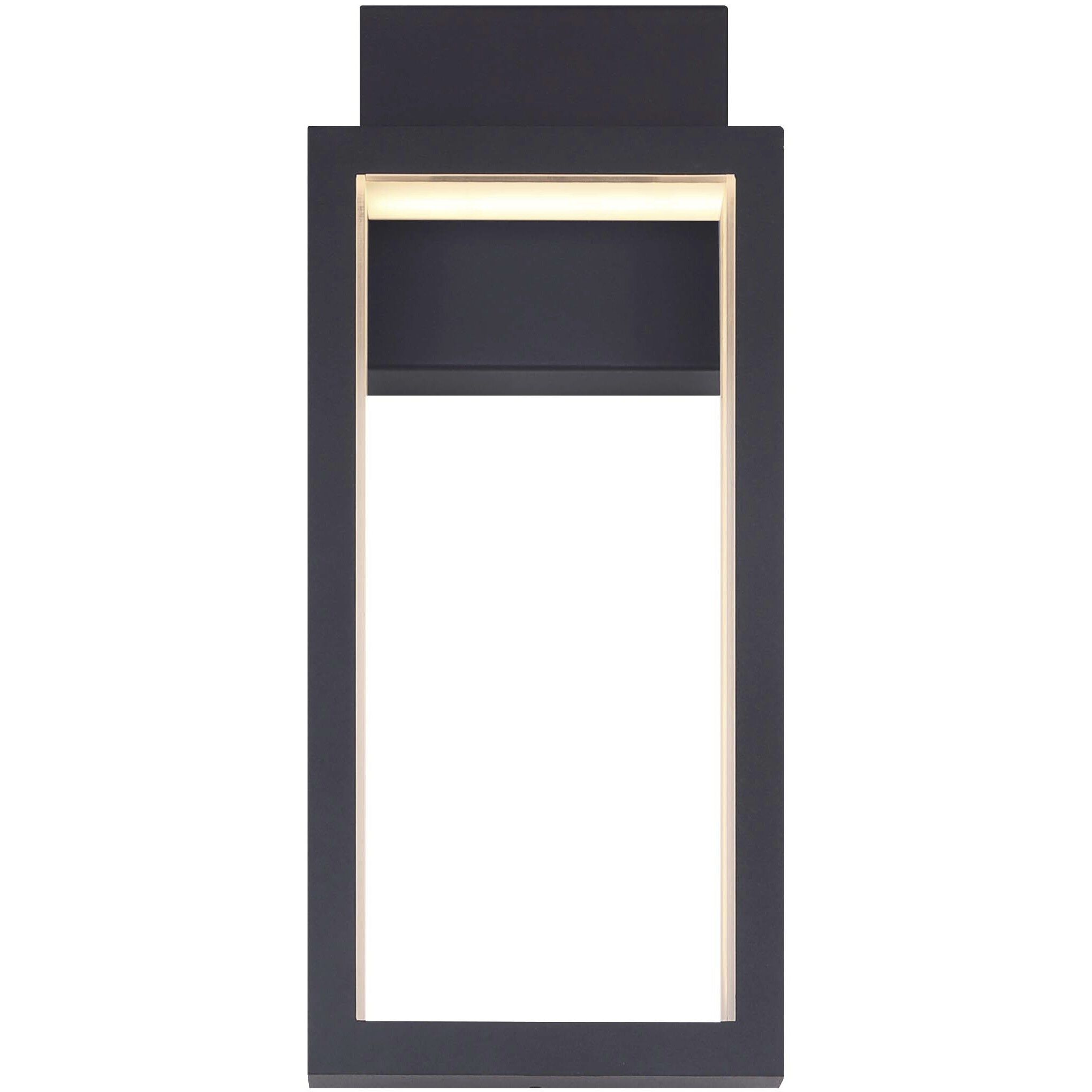 Kalino LED 13.75 inch Black Outdoor Wall Light