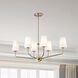 Cordello 18 inch Vintage Brass Island Pendant Ceiling Light