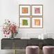 Geometrics Collection Antique Gold Wood With Embossed Weave Pattern Framed Art