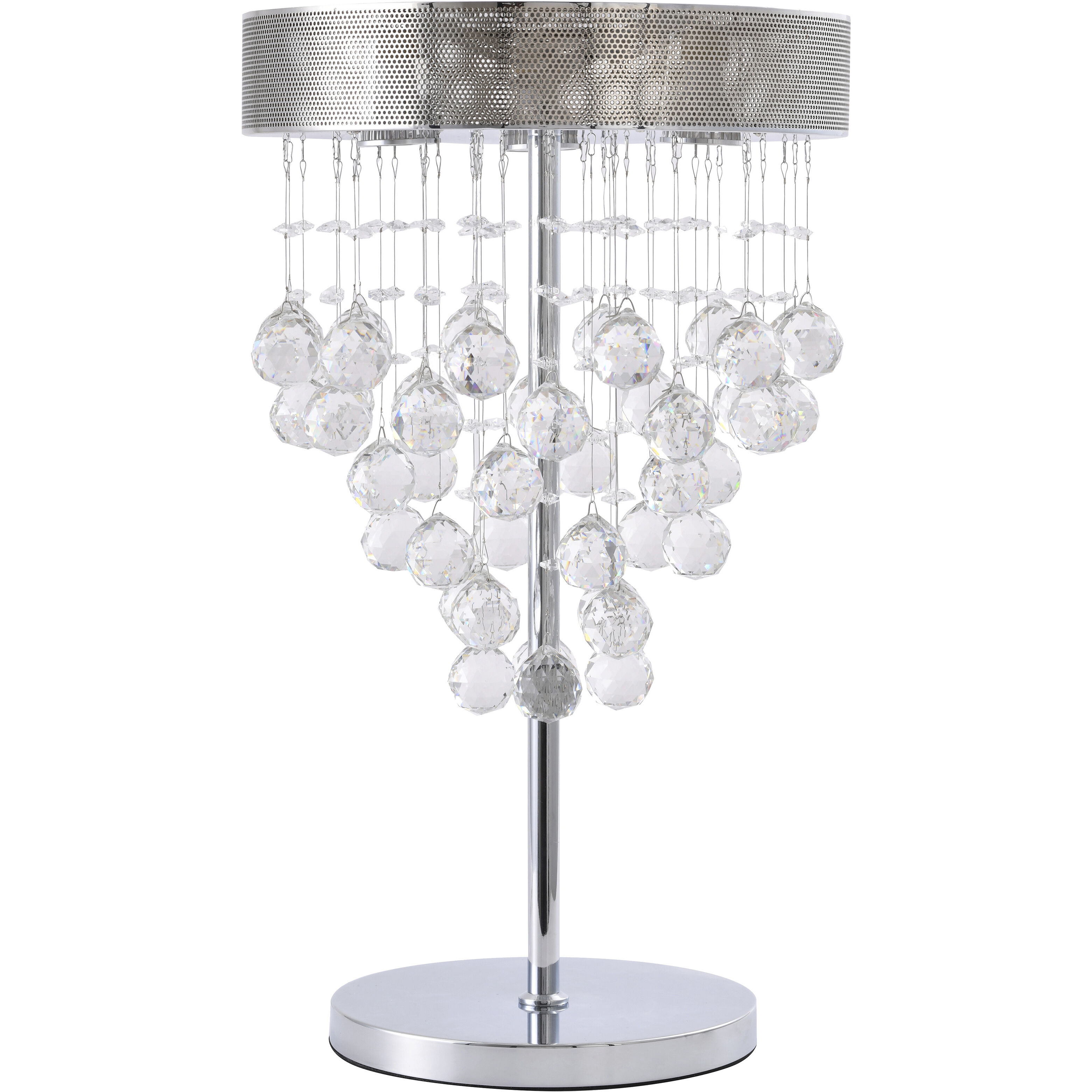 Canada 24 inch 50.00 watt Chrome Table Lamp Portable Light