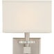 Clover Sconce Wall Light in Brushed Nickel