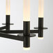 Torna LED 27.5 inch Black Chandelier Ceiling Light