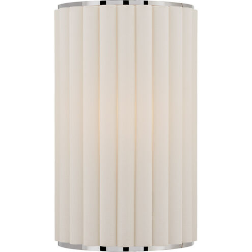 Visual Comfort Signature Collection Ian K. Fowler Palati 1 Light 8.5 inch Polished Nickel Sconce Wall Light, Small S2440PN-L - Open Box