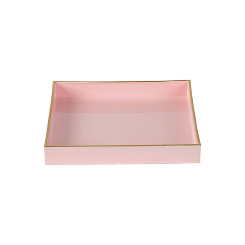 Square Blush Pink/Gold Tray