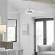Cirque 56 inch Matte White Ceiling Fan