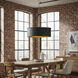 Cannery 5 Light 28 inch Dark Bronze and French Gold Pendant Ceiling Light