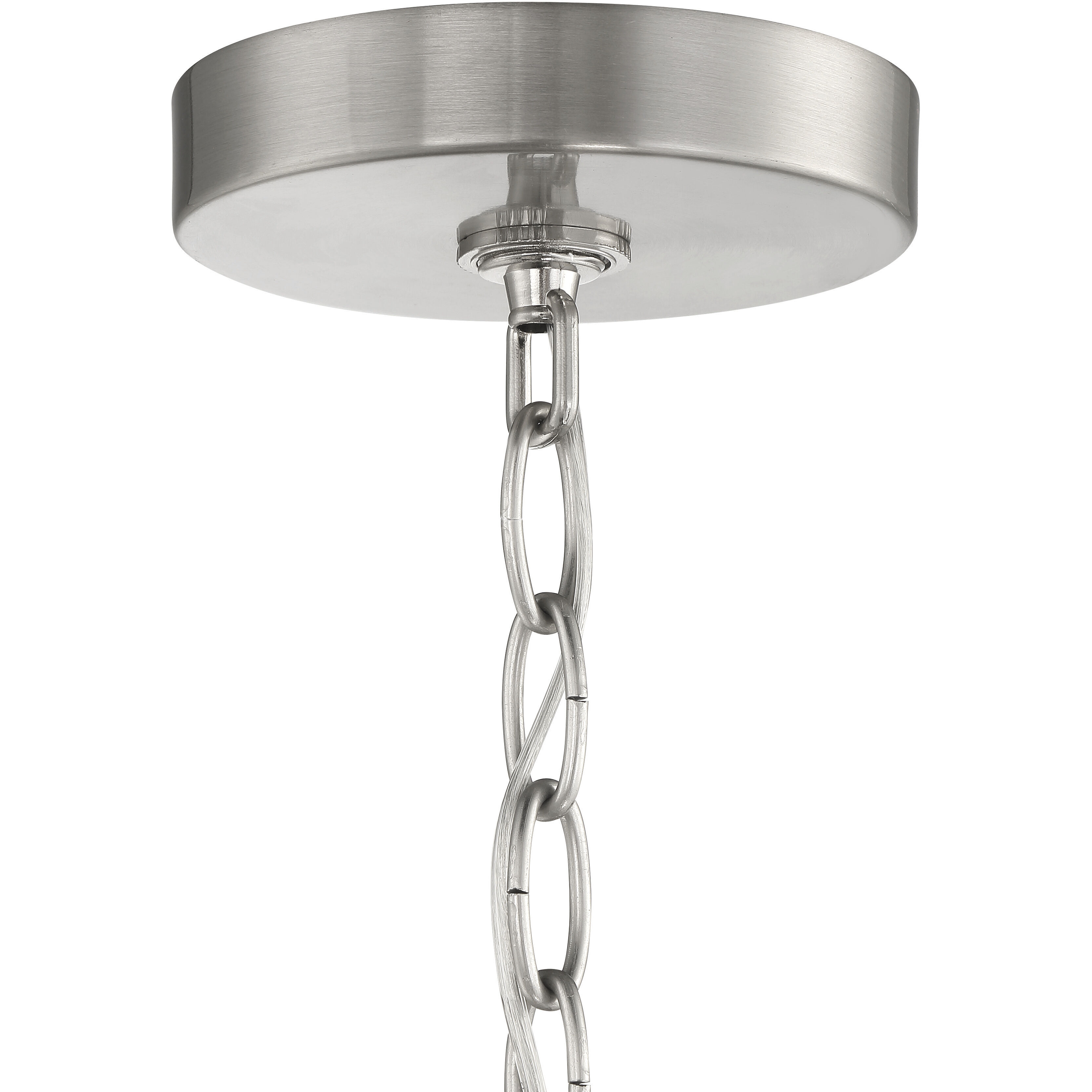 Collins 4 Light 24 inch Brushed Polished Nickel Chandelier Ceiling Light