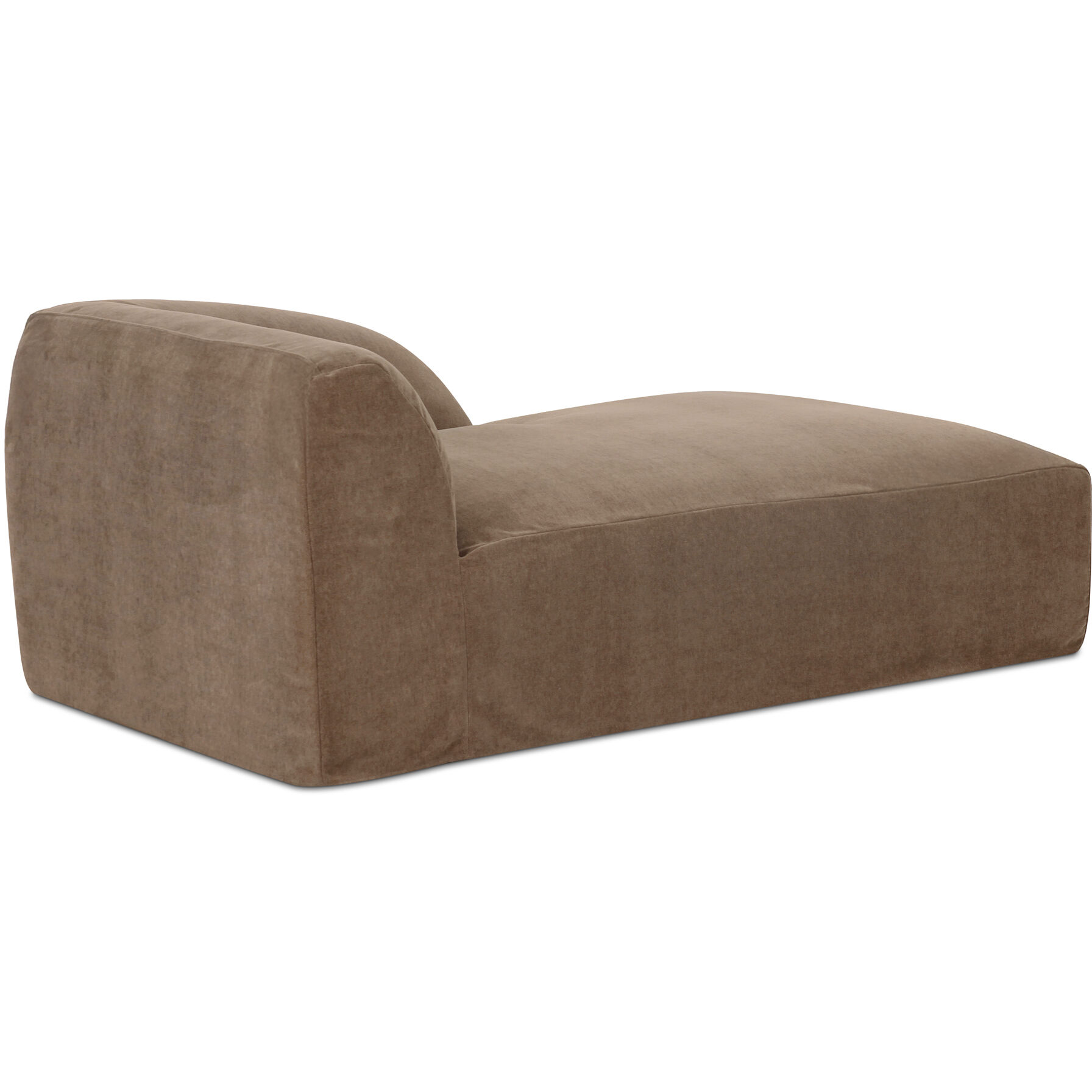 Isla Brown Right Arm Facing Chaise
