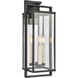 Gladwyn 3 Light 22 inch Matte Black Outdoor Sconce