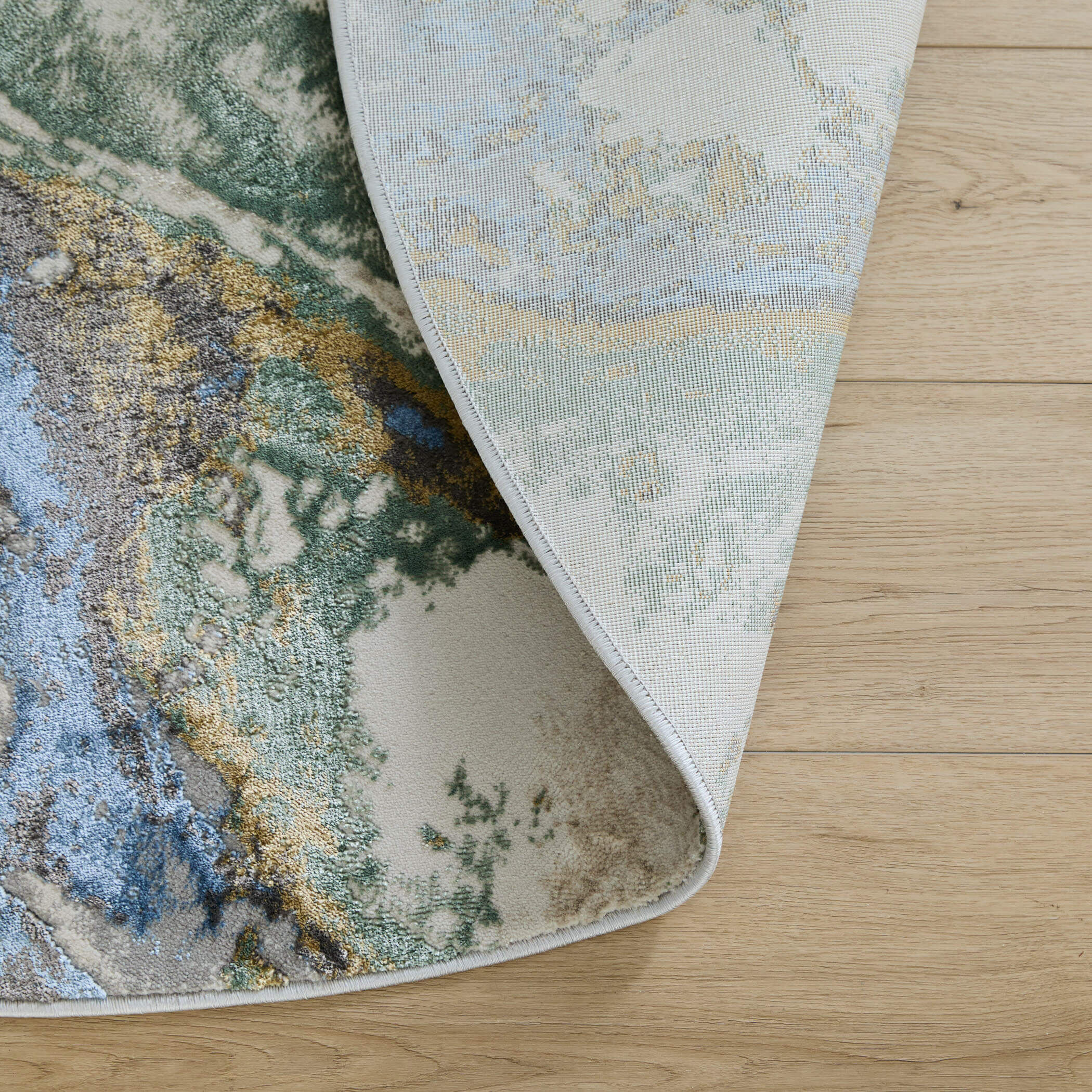 Zaria Earth Tones Rug in 5 Round