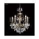 Brindisi 5 Light 20 inch Monaco Bronze Crystal Chandelier Ceiling Light