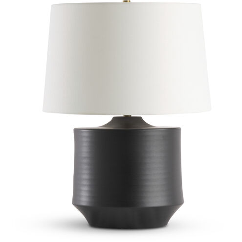 Syracuse 22.5 inch 150.00 watt Black Light Sheen Table Lamp Portable Light