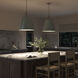 Etcher 2 Light Heritage Green and Champagne Bronze Pendant Ceiling Light