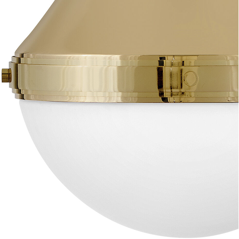 Oliver 1 Light 14.25 inch Bright Brass Indoor Pendant Ceiling Light