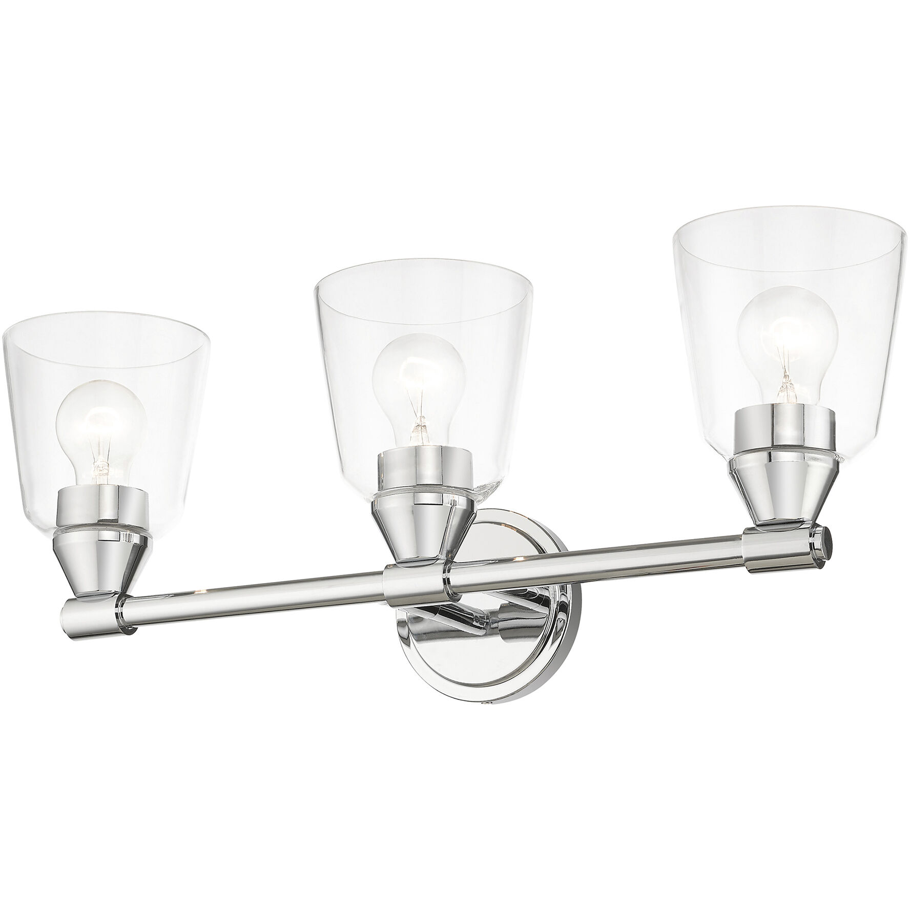 Catania 3 Light 23 inch Polished Chrome Vanity Sconce Wall Light