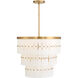 Coronelle 9 Light 26 inch Legacy Brass Pendant Ceiling Light