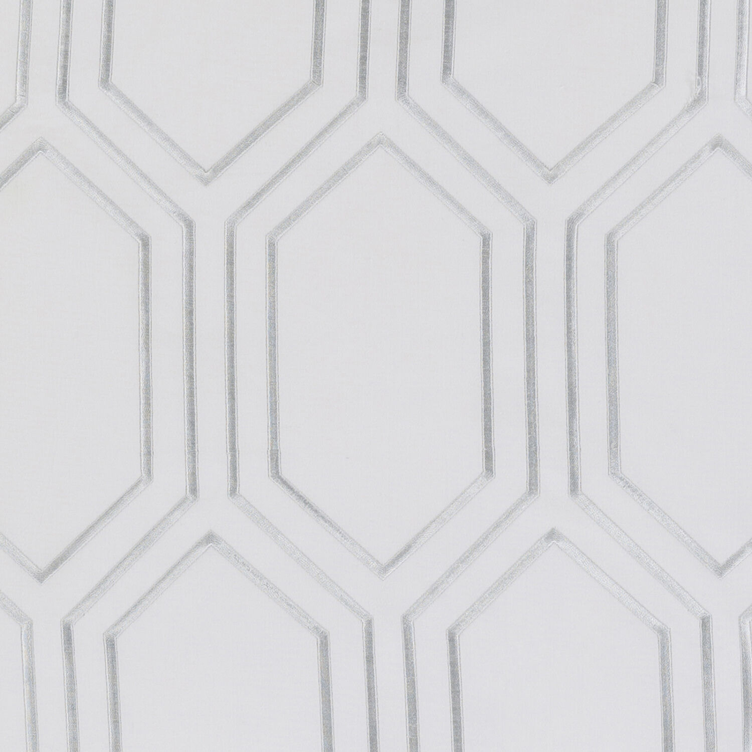 Empire 80 X 78 inch White/Light Gray Sham