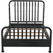 Bachelor Hand Rubbed Black Bed, Queen
