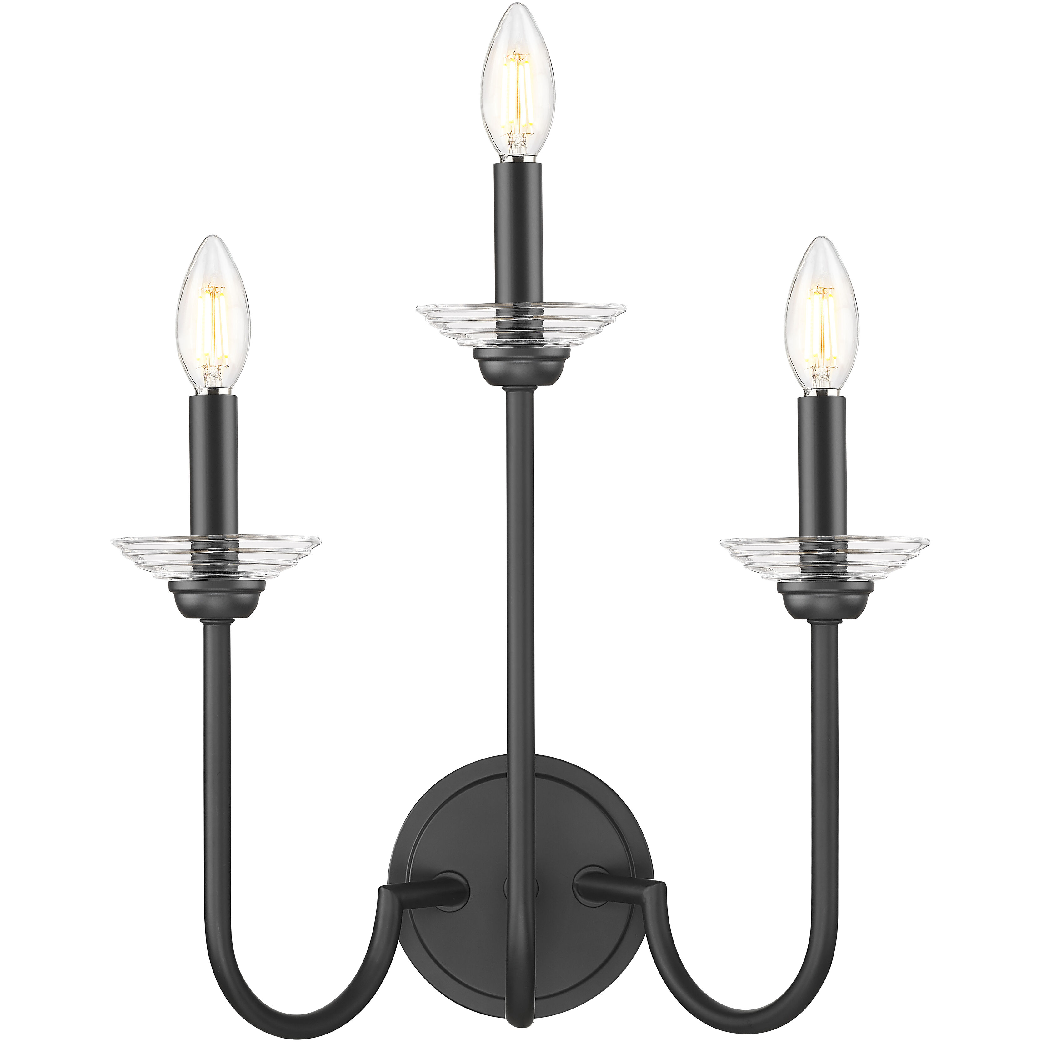 Allistair Wall Sconce Wall Light in Matte Black