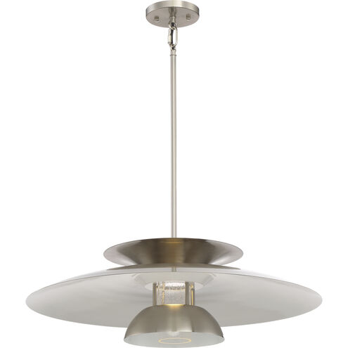 Atom LED Brushed Nickel Pendant Ceiling Light