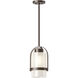 Alcove 1 Light 7.8 inch Coastal Bronze Outdoor Pendant