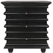 Ascona 30 X 28 inch Hand Rubbed Black Side Table