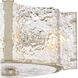 Florian 4 Light 14.25 inch Glacial Semi-flush Mount Ceiling Light