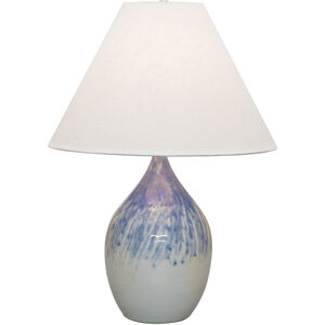 House of Troy Scatchard 28 inch 250 watt Decorated Gray Table Lamp Portable Light GS400-DG - Open Box