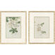 Kosumosu Green and Multi and Rust and Yellow Framed Art