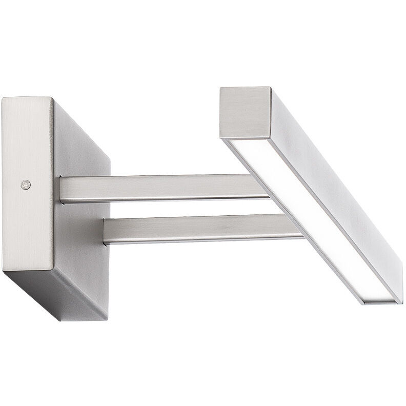 Parallax LED 18 inch Brushed Nickel Bath Vanity & Wall Light in 3500K, dweLED