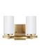 Alturas 2 Light 13.56 inch Satin Brass Bath Vanity Wall Sconce Wall Light