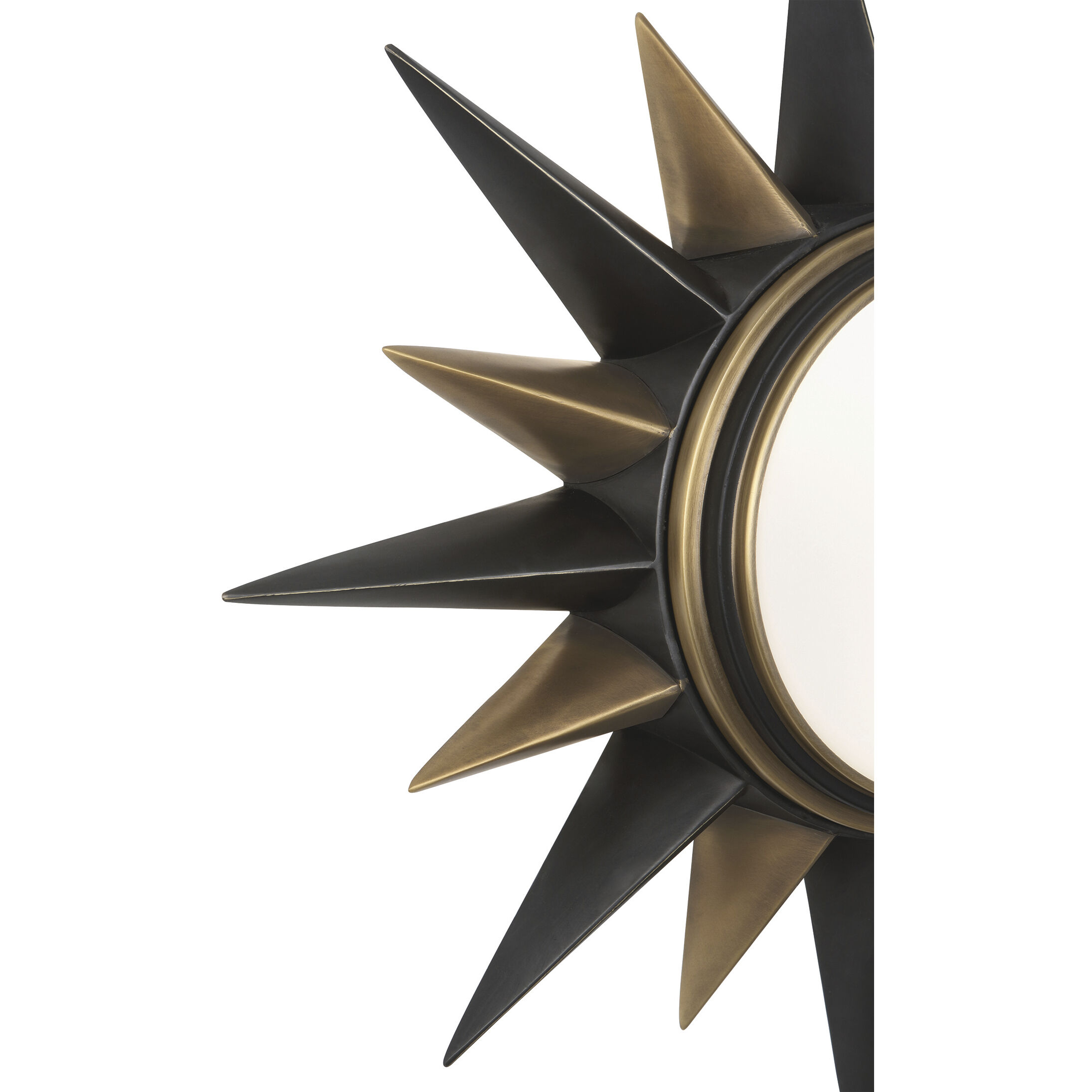 Cosmos 2 Light 20 inch Warm Brass with Deep Patina Bronze Flushmount Ceiling Light