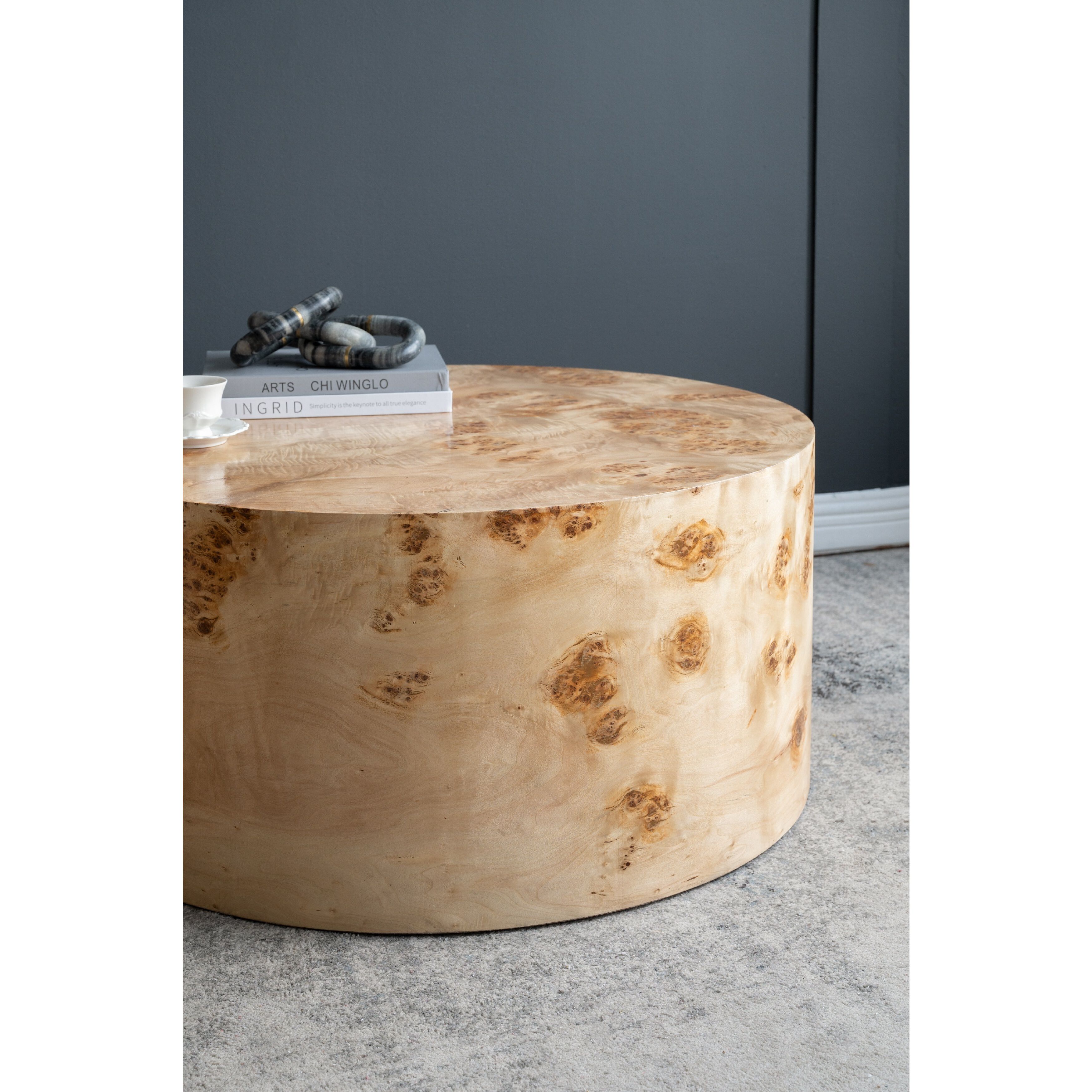 Burl 31.5 inch Brown Coffee Table