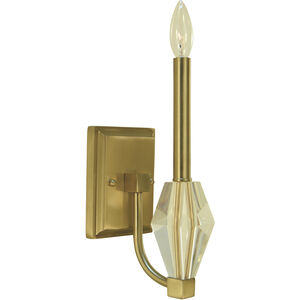 Vivian 1 Light 5 inch Brushed Brass Bath Sconce Wall Light