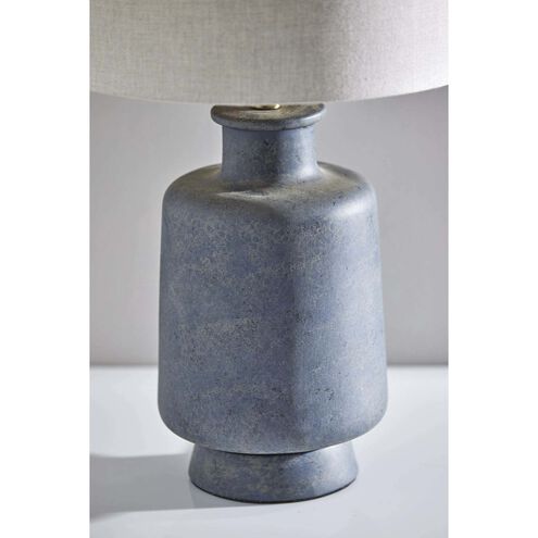 Skylar 24.5 inch 100.00 watt Weathered Grey Ceramic Table Lamp Portable Light