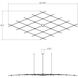 Constellation LED 121.75 inch Satin Nickel Chandelier Ceiling Light