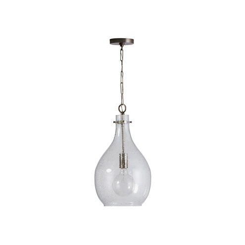 Tatum 1 Light 12 inch Brushed Pewter Pendant Ceiling Light