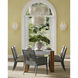 Santos Vintage Navy and Satin Brass and Barrett Dusk Armchair