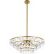Ella 6 Light 28 inch Brass Pendant Ceiling Light