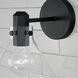 Greer 1 Light 8 inch Matte Black Sconce Wall Light