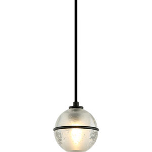 Misty 1 Light 4.38 inch Matte Black Pendant Ceiling Light