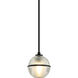 Misty 1 Light 4.38 inch Matte Black Pendant Ceiling Light
