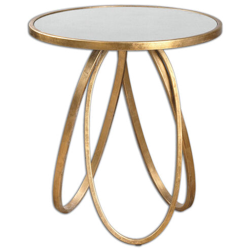 Montrez 26 X 24 inch Gold Leaf Accent Table