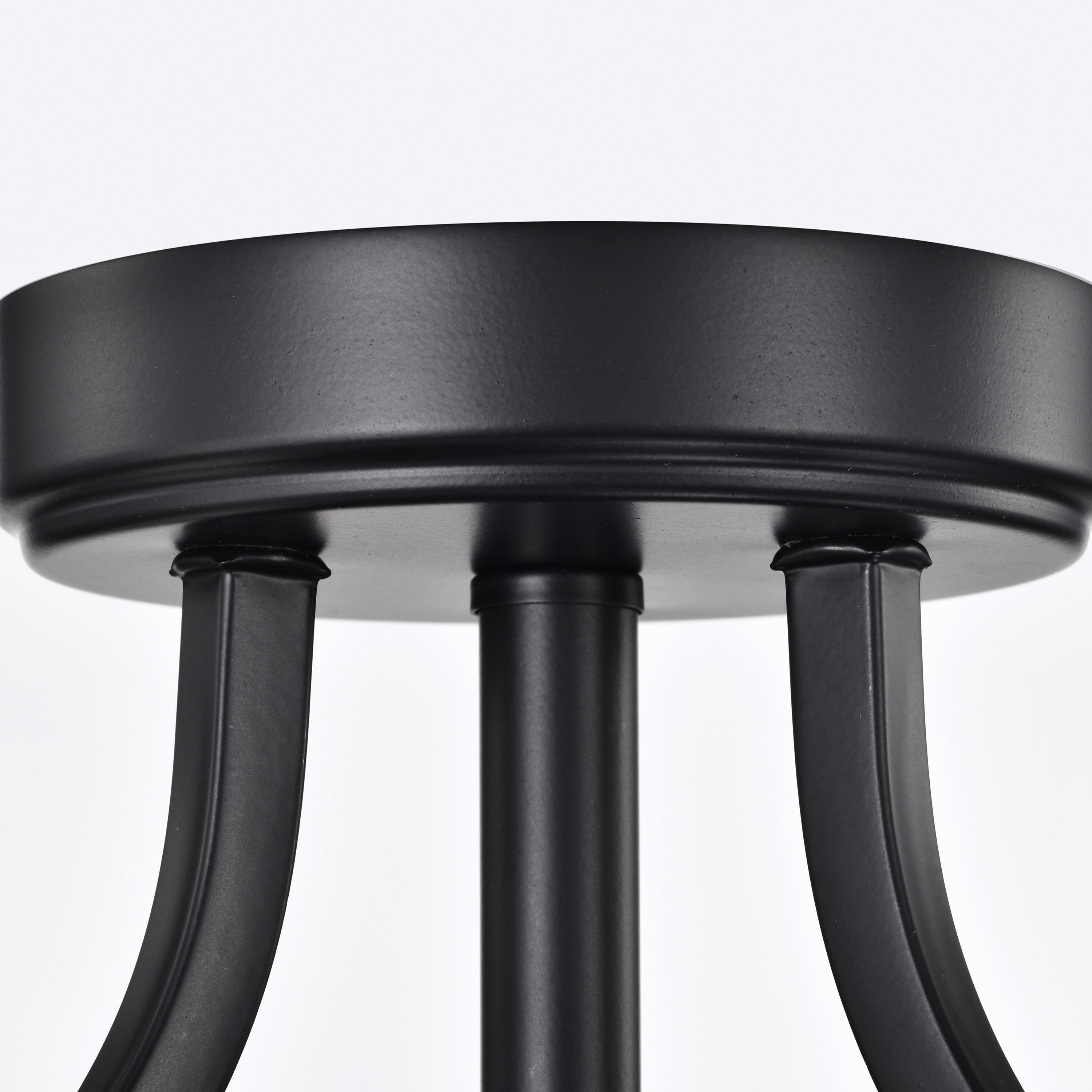 Krys 3 Light 17.75 inch Aged Bronze Semi Flush Mount Ceiling Light