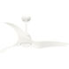 Stingray 60 inch Porcelain White with Porcelain White, Porcelain White Blades Ceiling Fan
