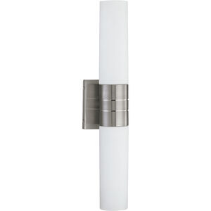 Link 2 Light 5 inch Brushed Nickel ADA Wall Sconce Wall Light
