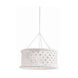 Jarrod 1 Light 22 inch Whitewashed Wood and White Pendant Ceiling Light, Small